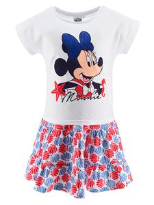 Футболка Disney Minnie Mouse, цвет weiß/blau/rot