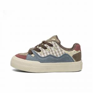 CLEARTASTE Износостойкие и легкие женские скейтерские кеды низкие Cow Black, цвет Cow Black