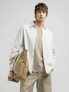 хлопковая поплиновая рубашка с логотипом R