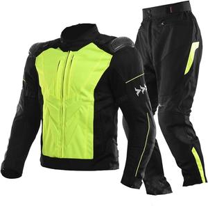 Мотоциклетная куртка и брюки, дышащий костюм для мотокросса и бездорожья, защита от падений в любое время года Generic
