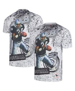 Мужская белая футболка Bo Jackson Las Vegas Raiders с именем и номером игрока в отставке Mitchell & Ness, белый