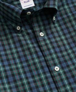 Рубашка из хлопкового поплина с сезонным узором на пятницу.