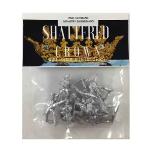 Перестрелка немецкой пехоты, WWI Shattered Crown Miniatures - German (28mm)