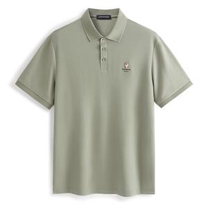 Летняя поло для мужчин PEACEBIRD MEN, зеленый, batch 1