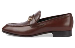 GUCCI Лоферы Horsebit 2 см, мужские, коричневые