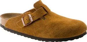 Женские сабо Birkenstock Boston с мягкой стелькой, цвет Mink