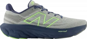 Кроссовки Fresh Foam X 1080v13 4E Wide 'Raincloud Indigo Lime', серый