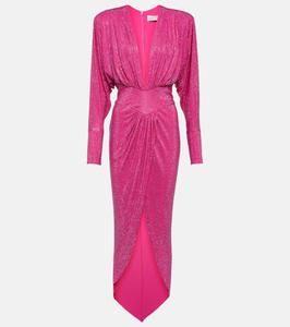Украшенное платье макси Alexandre Vauthier, розовый