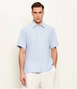 Льняная рубашка Haris26 regular fit Joop! Jeans, синий