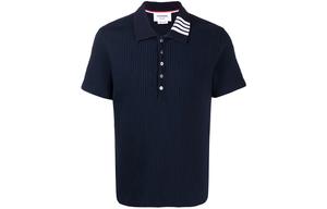 THOM BROWNE Поло для мужчин Navy Blue