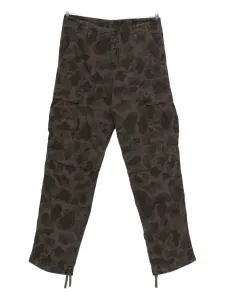 Грузовые брюки из утиного хлопка CARHARTT WIP, зеленый