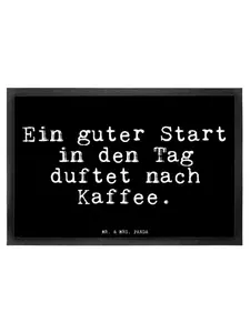 Коврик для ног Mr. & Mrs. Panda, черный