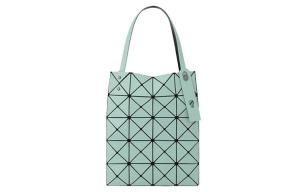Люсент Бокси ПВХ Маленькая квадратная сумка-шопер, шоппер, сумка через плечо, дамская сумочка Обычная Женская Мятно-зеленая ISSEY MIYAKE