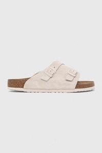 Замшевые тапочки Zürich Birkenstock, бежевый