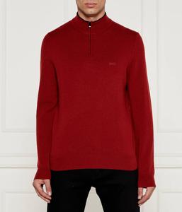 Шерстяной свитер Regular fit Boss, красный