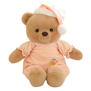 Пижама Goodnight Collection с медведем-солдатом, держащим плюшевую игрушку для сна, милая кукла, плюшевая кукла, высота 40см Click