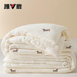 Yalu Одеяло 200х230 см, наполнитель из соевого волокна, вес 4 кг, рисунок Striped Sausage Dog