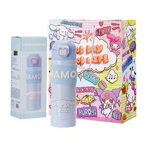 Термостакан Sanrio, Jade Cinnamon Dog (Including Cleaning Tools + Hello Kitty Stickers + Gift Bag)