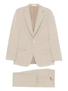 Костюм с однобортным пиджаком Fursac, бежевый