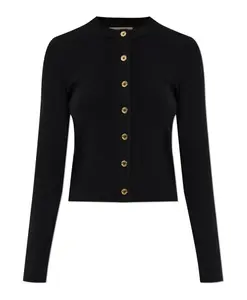 Шерстяной кардиган Michael Kors, черный