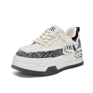 HR Низкие кеды для скейтбординга женские бежево-черные