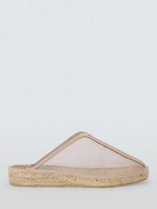 Nova Mesh высокие мюли эспадрильи сандалии John Lewis, Beige