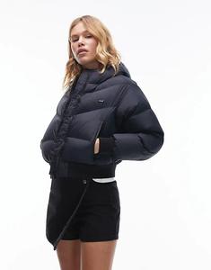 Укороченная куртка-пуховик Levi's Noe в стиле вестерн черного цвета