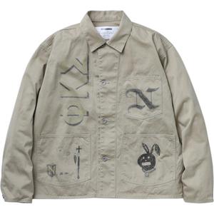 Мемориальная рубашка-куртка NEIGHBORHOOD, бежевый