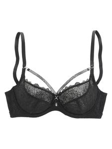 черный бюстгальтер на косточках LASCANA