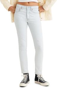 Женские узкие джинсы Levi's 501, Light Indigo Destructed