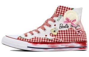 Converse Износостойкие высокие парусиновые туфли Chuck Taylor Hi Fairy Tale Balance унисекс, белые, розовые