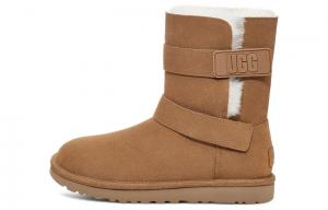 Угги UGG Bailey Graphic Logo с ремешком, коричневый