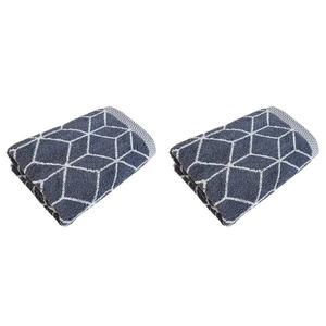 Полотенце framsohn Design Jacquard II (2 шт), 100 см, антрацитовый