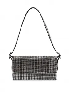 Сумка на плечо с кристаллами Benedetta Bruzziches, черный