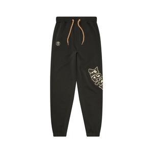 Штаны с аппликацией логотипа A Bathing APE Aape, темно-серый