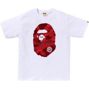 Футболка с камуфляжным принтом A BATHING APE, белый