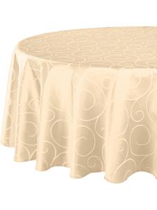 Erwin Müller Жаккардовая скатерть из смесовой хлопчатобумажной ткани Oberhausen, цвет игристого вина