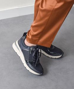 Кроссовки на каблуке 5 см с боковой молнией Tamaris, цвет Nv