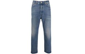 Deluxe Brand джинсы прямого кроя с эффектом потертости Golden Goose, синий