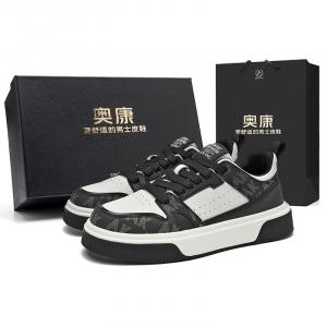 AOKANG Кроссовки Air Force One Series Low Top для скейтбординга мужские с коробкой - джинсовый синий, цвет Denim Blue[Box Included]