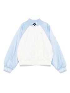 Бомбер с логотипом Tommy Hilfiger Junior, белый