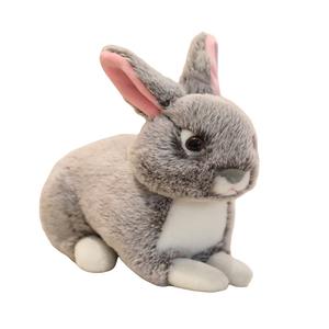 Плюшевая кукла Wild Rabbit Dolls высота 20см/25см The Emperor of Color, серый