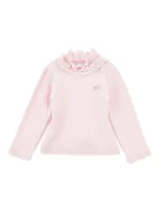 Джемпер в рубчик Monnalisa, розовый