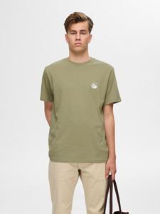 Рубашка SELECTED, оливковый