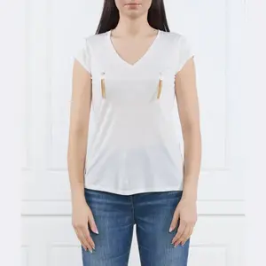 Футболка стандартного кроя Elisabetta Franchi, белый