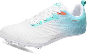 Мужские и женские кроссовки для легкой атлетики, детские и подростковые шиповки для бега и прыжков, профессиональная обувь для мальчиков и девочек Donfaauk, синий