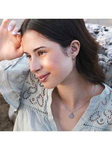 Adeliás Женские серьги - серьги-кольца из серебра 925 пробы