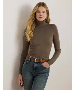 Водолазка Slim fit Lauren Ralph Lauren, коричневый