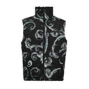 VERSACE JEANS COUTURE Безрукавная пуховая куртка мужская черная, Black