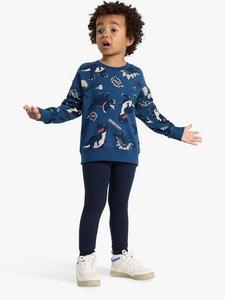 Детские прочные леггинсы из хлопкового материала Lindex, Blue